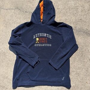Vintage Warner Bros. Navy and Orange Looney Tunes Hoodie